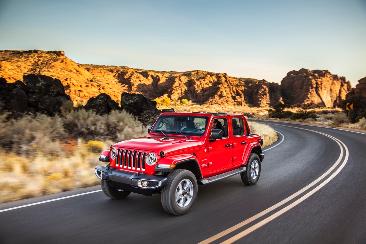 2020 Jeep Wrangler Unlimited Sahara Red