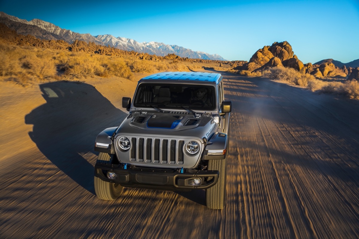 2021 Jeep Wrangler Rubicon 4xe Gray Dusty Trail