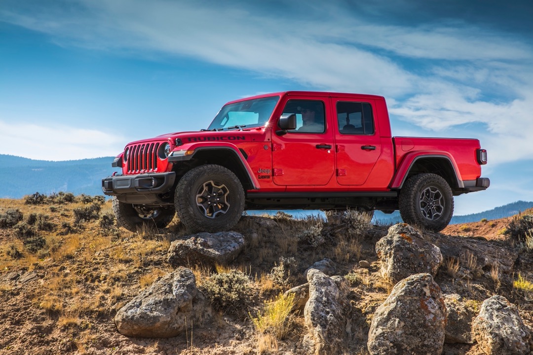 2021 Jeep Gladiator Rubicon red mountain summit mopar offroad