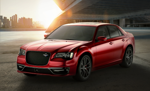 red chrysler 300c