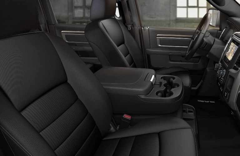 Ram 1500 Classic interior front seat black