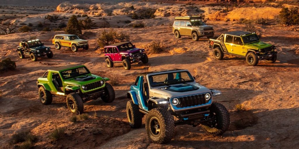 New Jeep Concepts Driving in a Desert