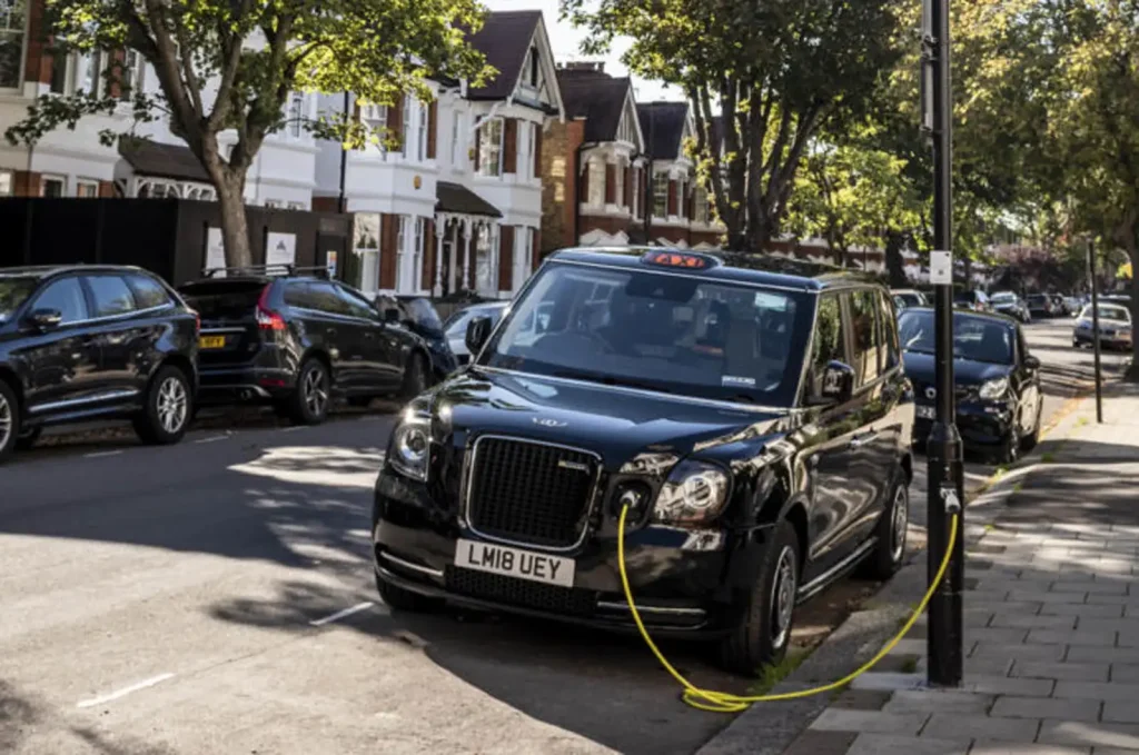 Lamp Post Charger in U.K.