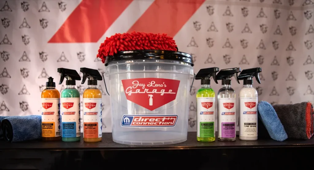 Jay Leno's Garage Car Care Line