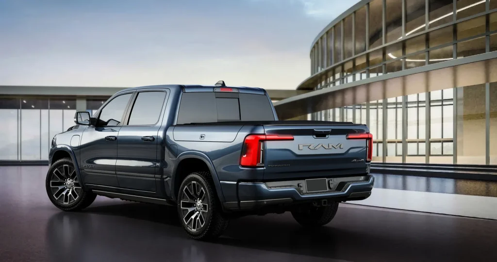 Rear View of the New 2025 RAM 1500