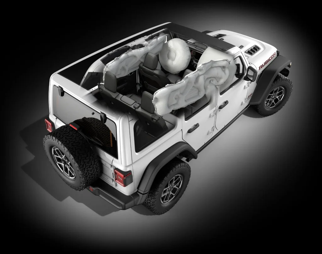 2024 Jeep Wrangler Standard Side Curtain Airbags