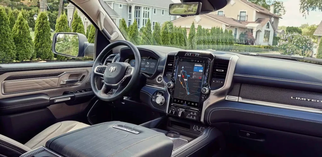 2024 RAM 1500 Truck Front Dash View and Infotainment