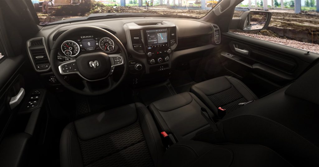 The Gorgeous Front Interior Of The Powerful 2025 Ram 1500 Tradesman