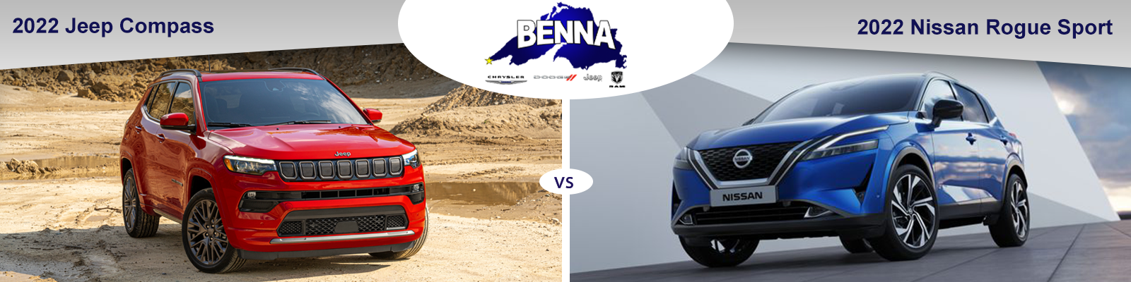 Check out our Jeep Compass and how it compares to the Nissan Rogue Sport