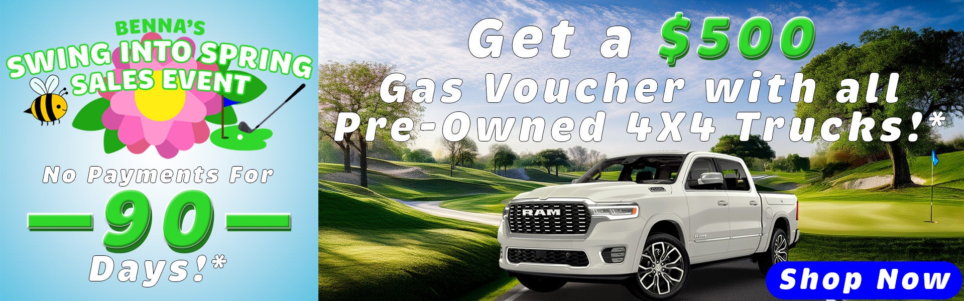 Swing Into Spring Sales Event