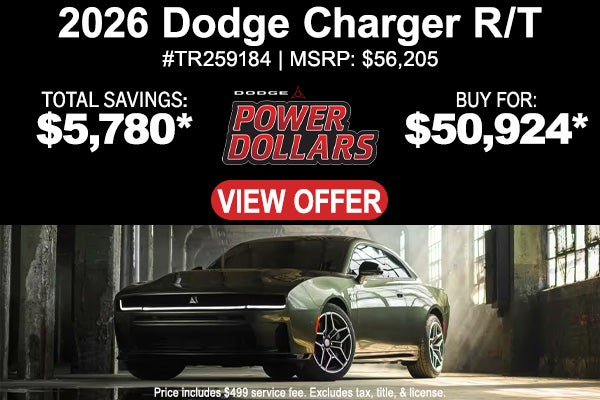 2026 Dodge Charger R/T