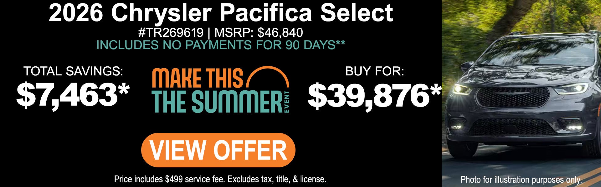 2026 Chrysler Pacifica Select