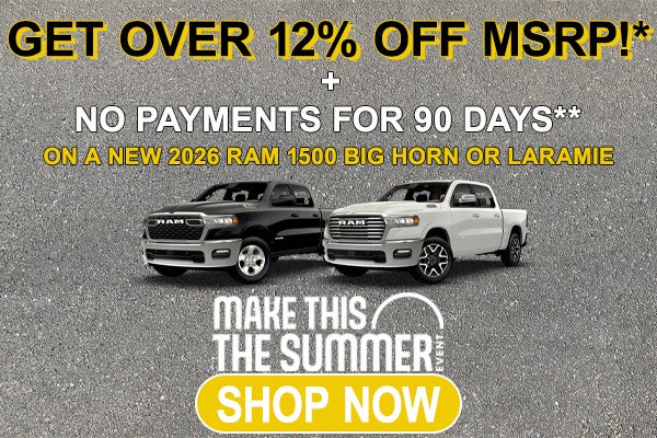 2026 Ram 1500 Big Horn Offers | 2026 Ram 1500 Laramie Offers