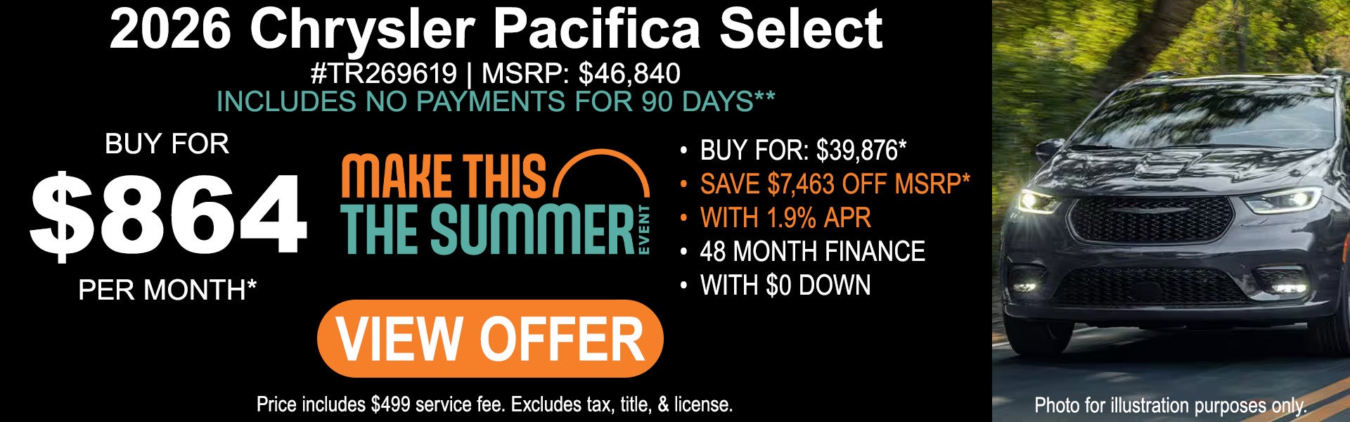 2026 Chrysler Pacifica Select