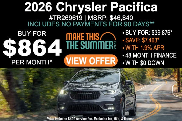 2026 Chrysler Pacifica Select