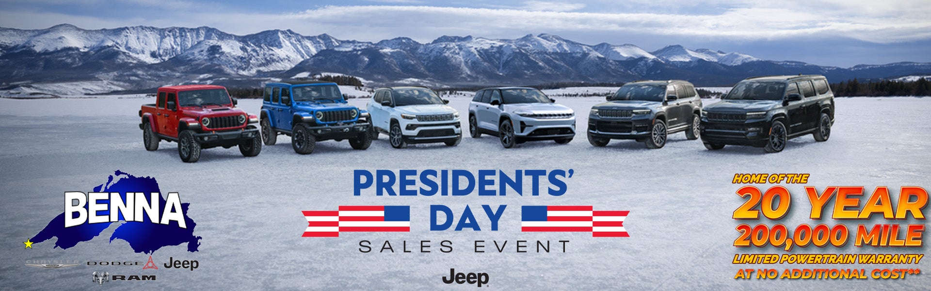 Presidents' Day Sales Event New Jeeps