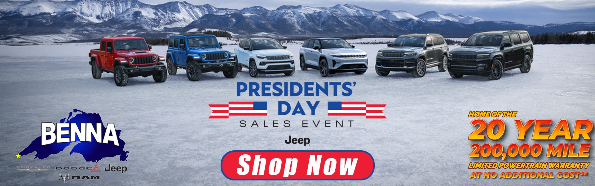 Jeep President's Day Sales Event