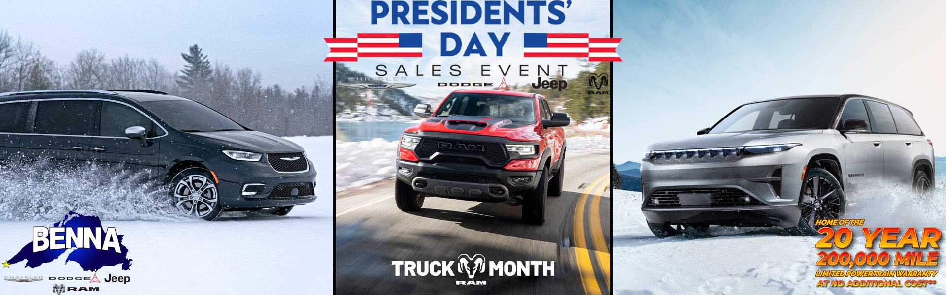 Presidents' Day Sales Event