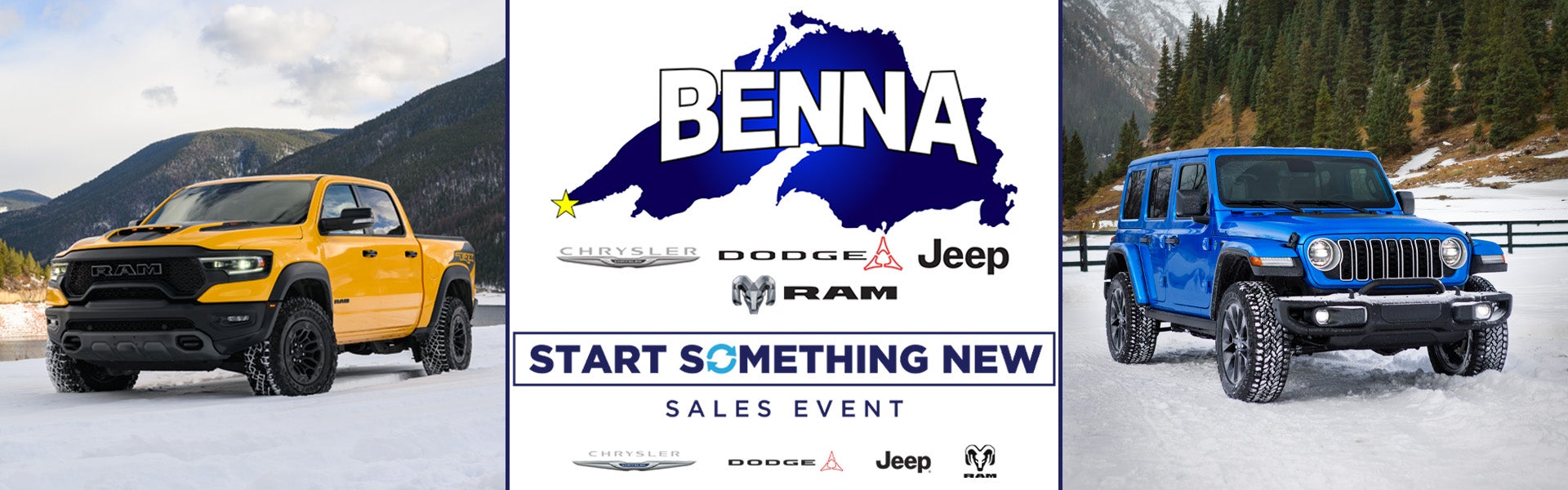 Start Something New Sales Event