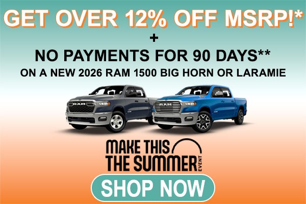 2026 Ram 1500 Big Horn & Laramie Offers