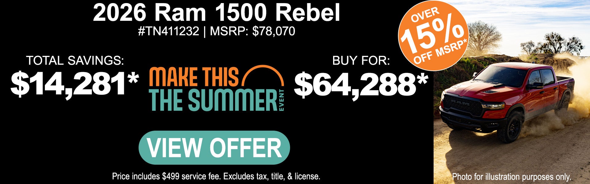 2026 Ram 1500 Rebel