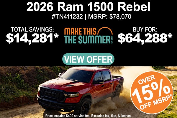 2026 Ram 1500 Rebel