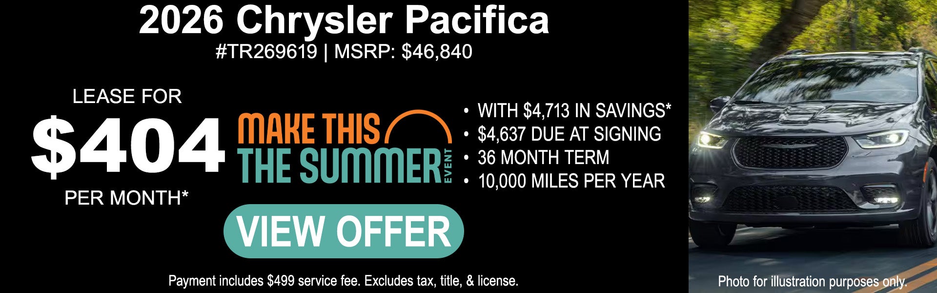 2026 Chrysler Pacifica Select