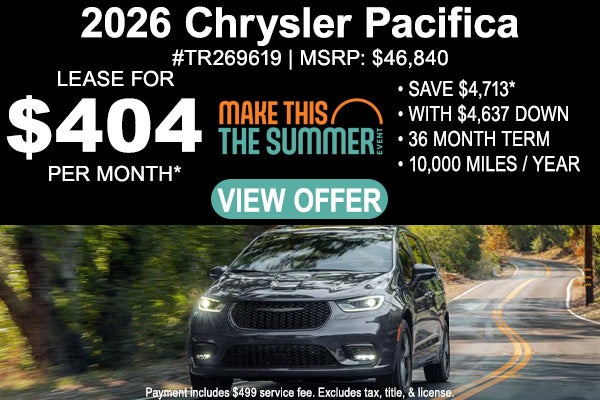 2026 Chrysler Pacifica Select