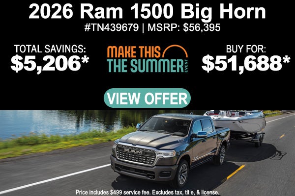 2026 Ram 1500 Big Horn