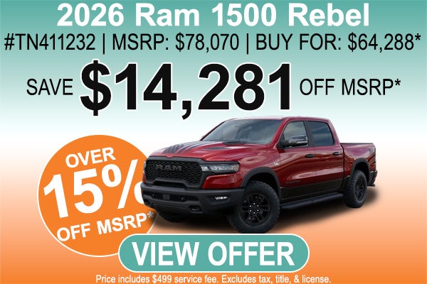 2026 Ram 1500 Rebel