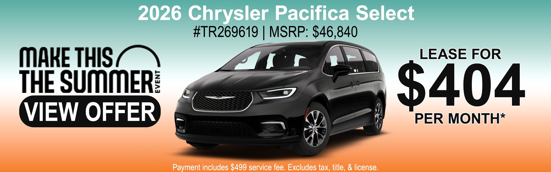2026 Chrysler Pacifica Select