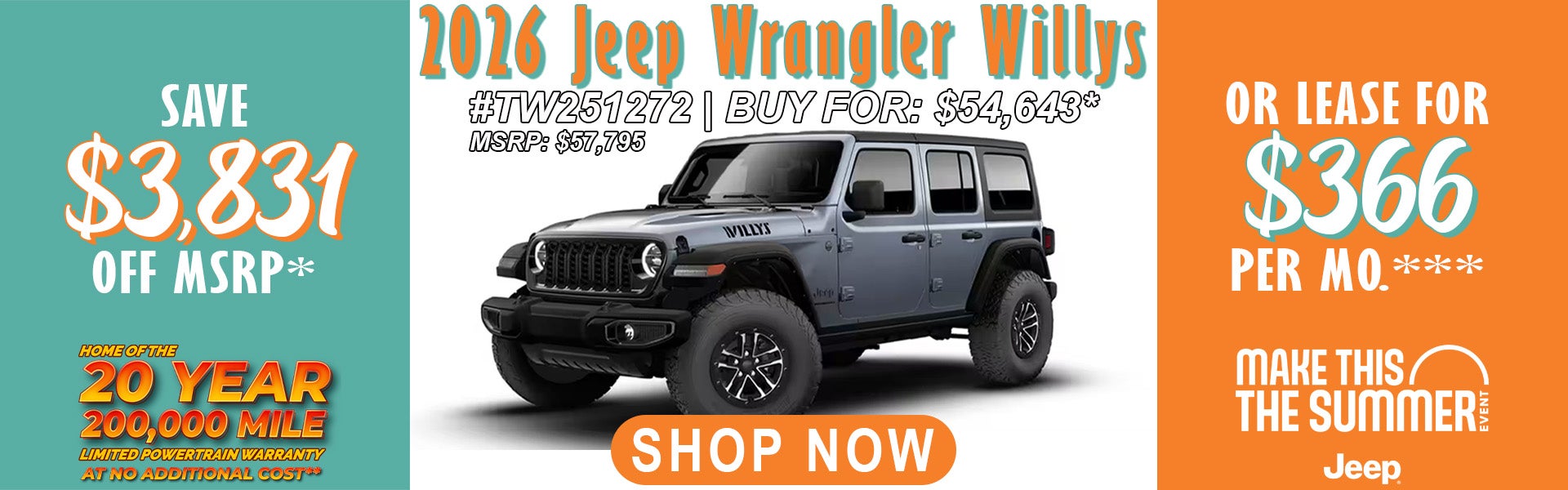 2026 Jeep Wrangler Willys