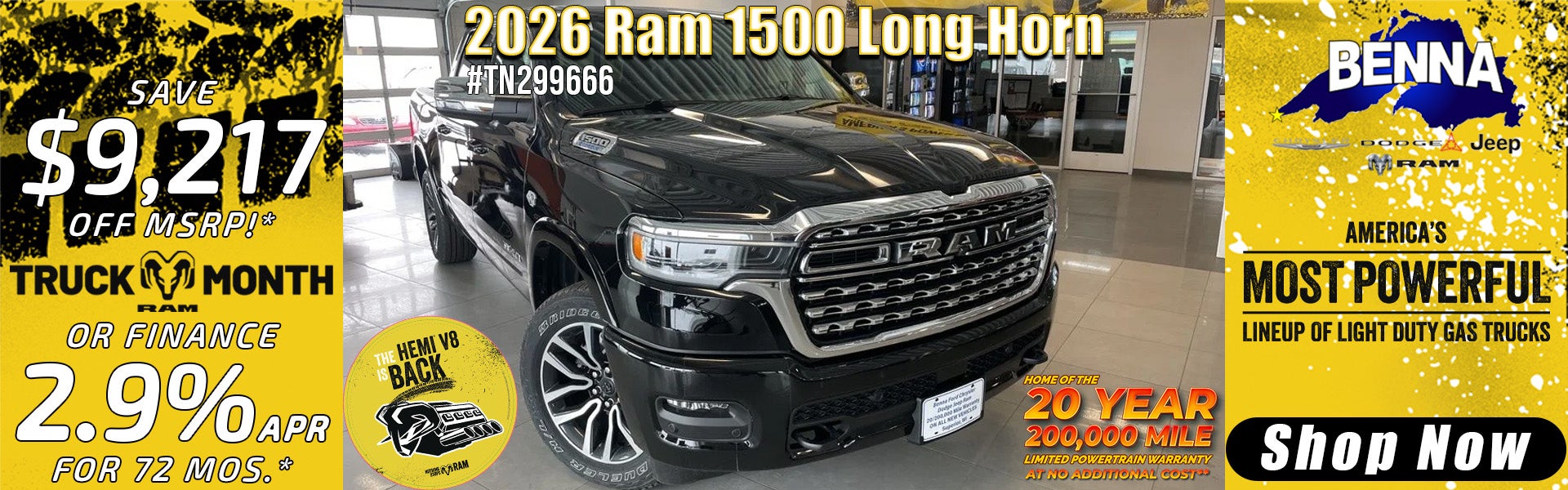 2026 Ram 1500 Long Horn