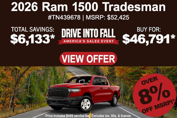 2026 Ram 1500 Tradesman
