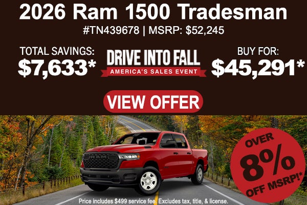 2026 Ram 1500 Tradesman