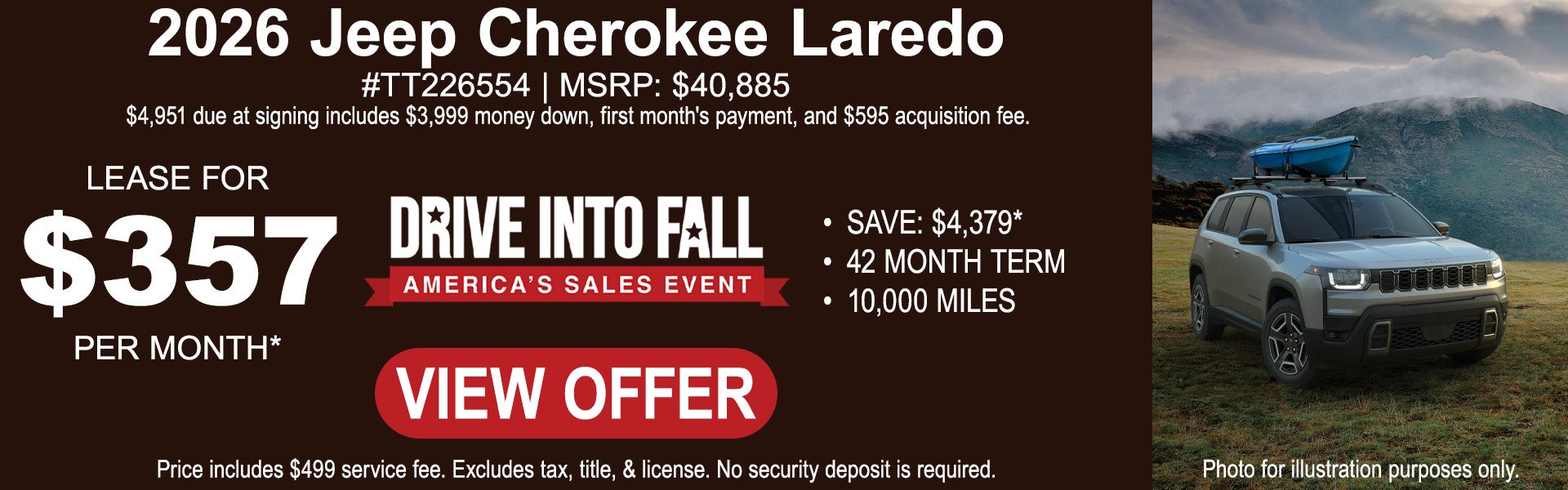2026 Jeep Cherokee Laredo