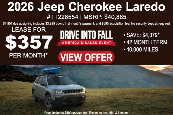 2026 Jeep Cherokee Laredo