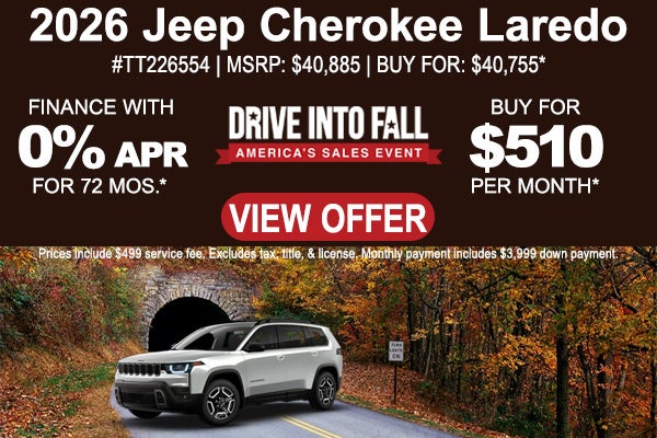 2026 Jeep Cherokee Laredo