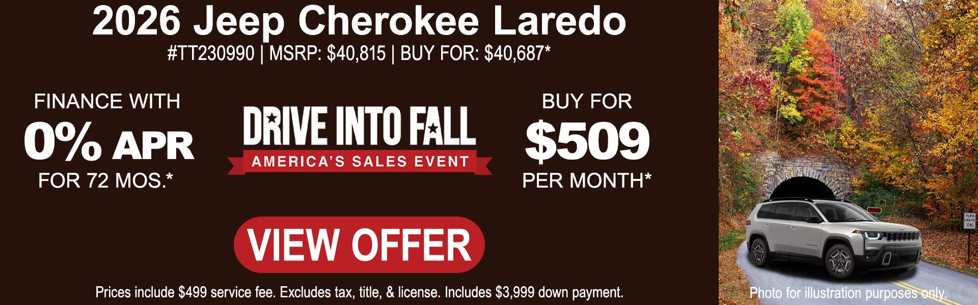 2026 Jeep Cherokee Laredo