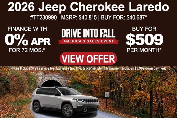 2026 Jeep Cherokee Laredo