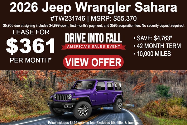 2026 Jeep Wrangler Sahara