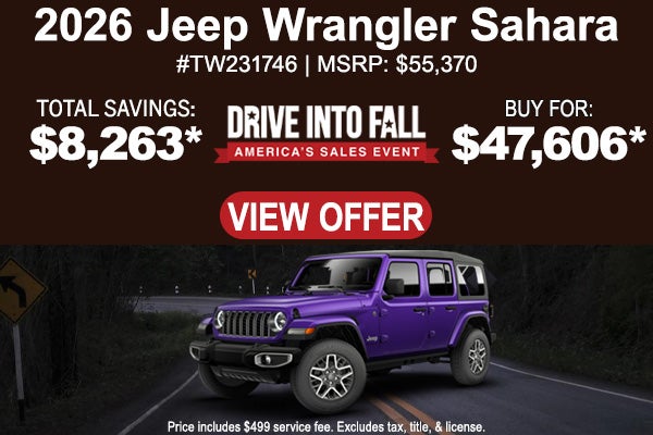 2026 Jeep Wrangler Sahara