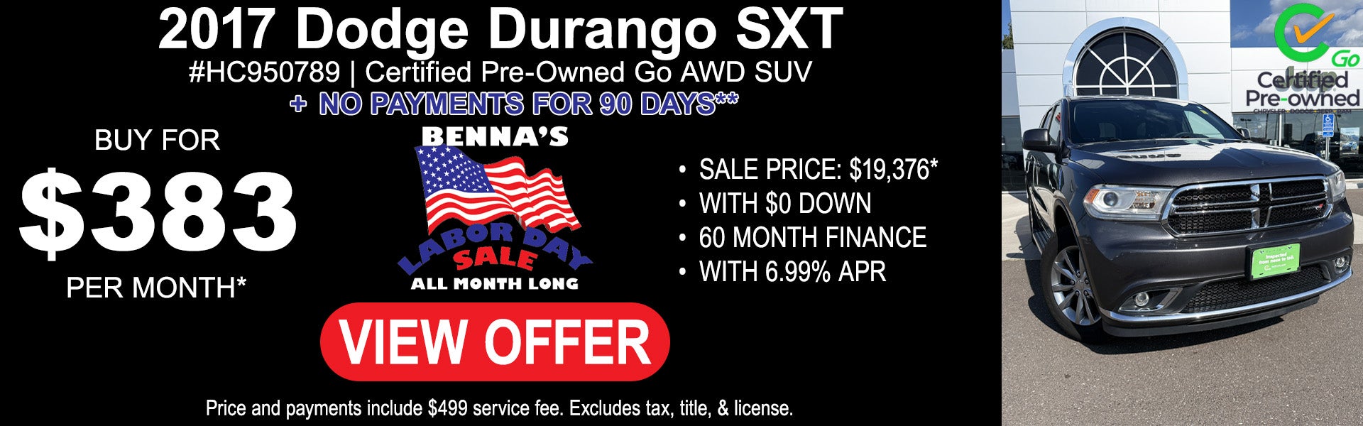 2017 Dodge Durango SXT