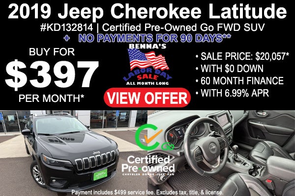 2019 Jeep Cherokee Latitude Plus