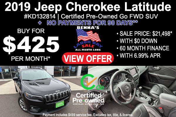 2019 Jeep Cherokee Latitude Plus