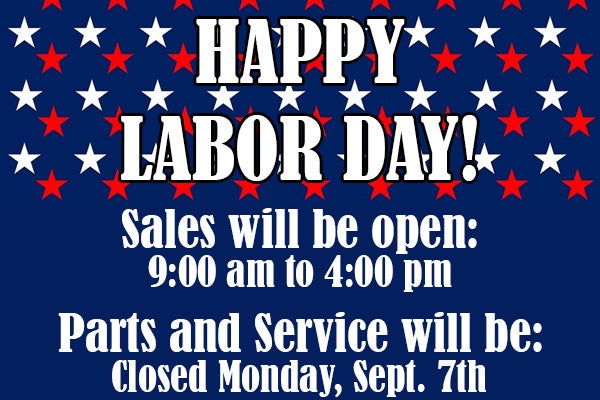 Benna CDJR's Labor Day Hours