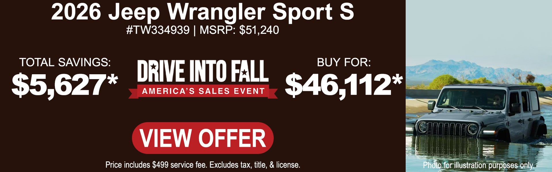 2026 Jeep Wrangler Sport S