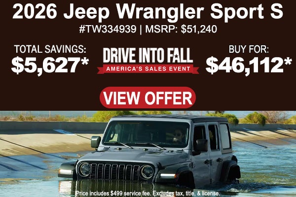 2026 Jeep Wrangler Sport S