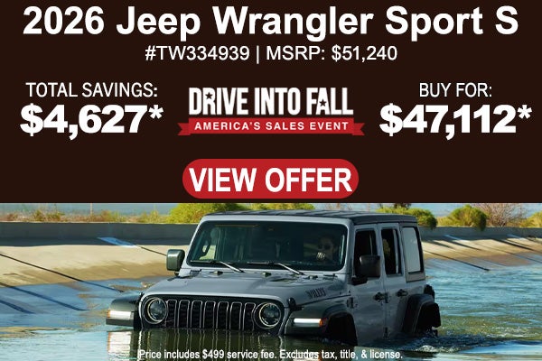 2026 Jeep Wrangler Sport S