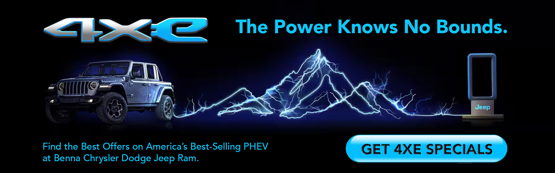 Jeep Brand 4xe Electric Hybrid Vehicles Specials, Deals, and Lease Offers